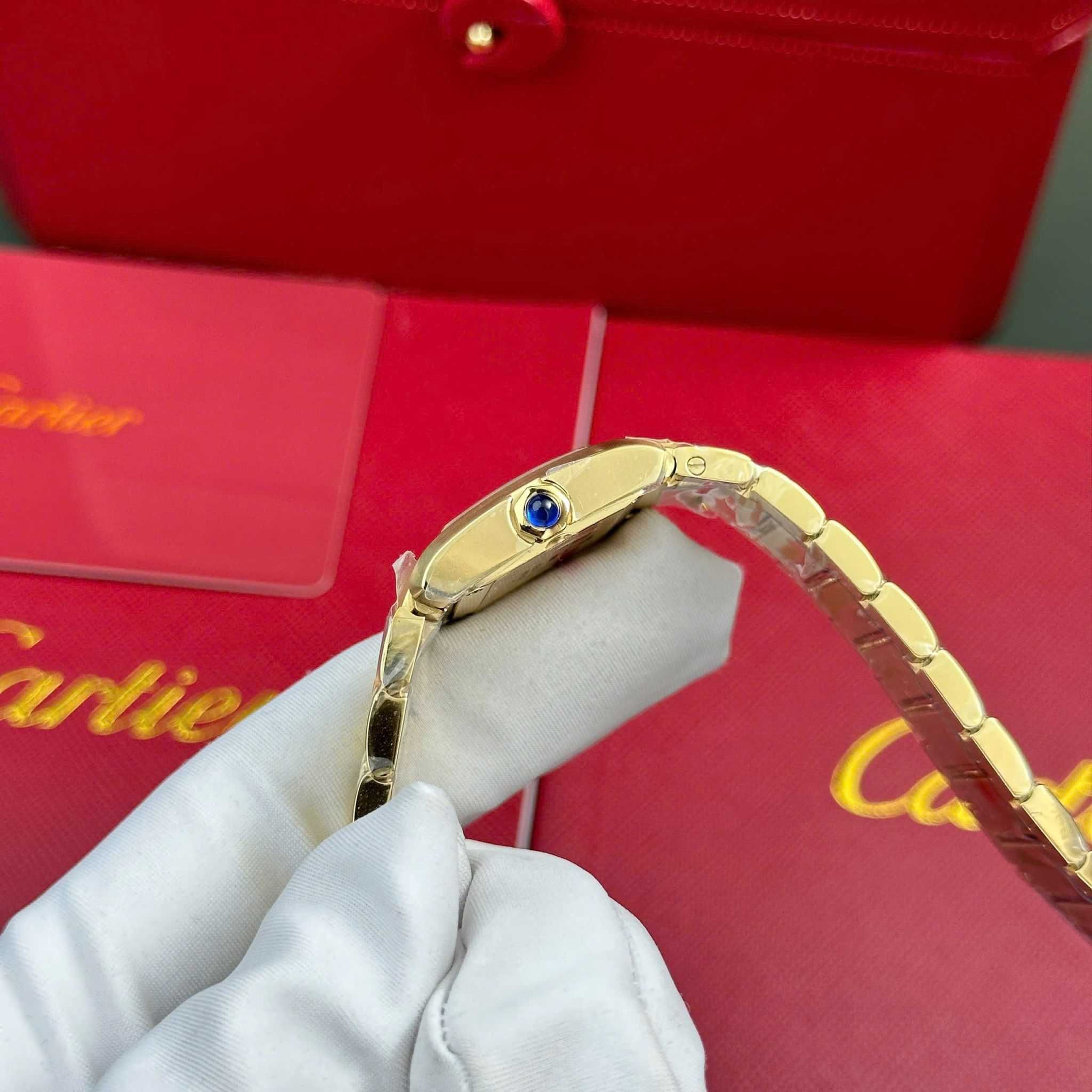 Cartier Tank lady silver gold