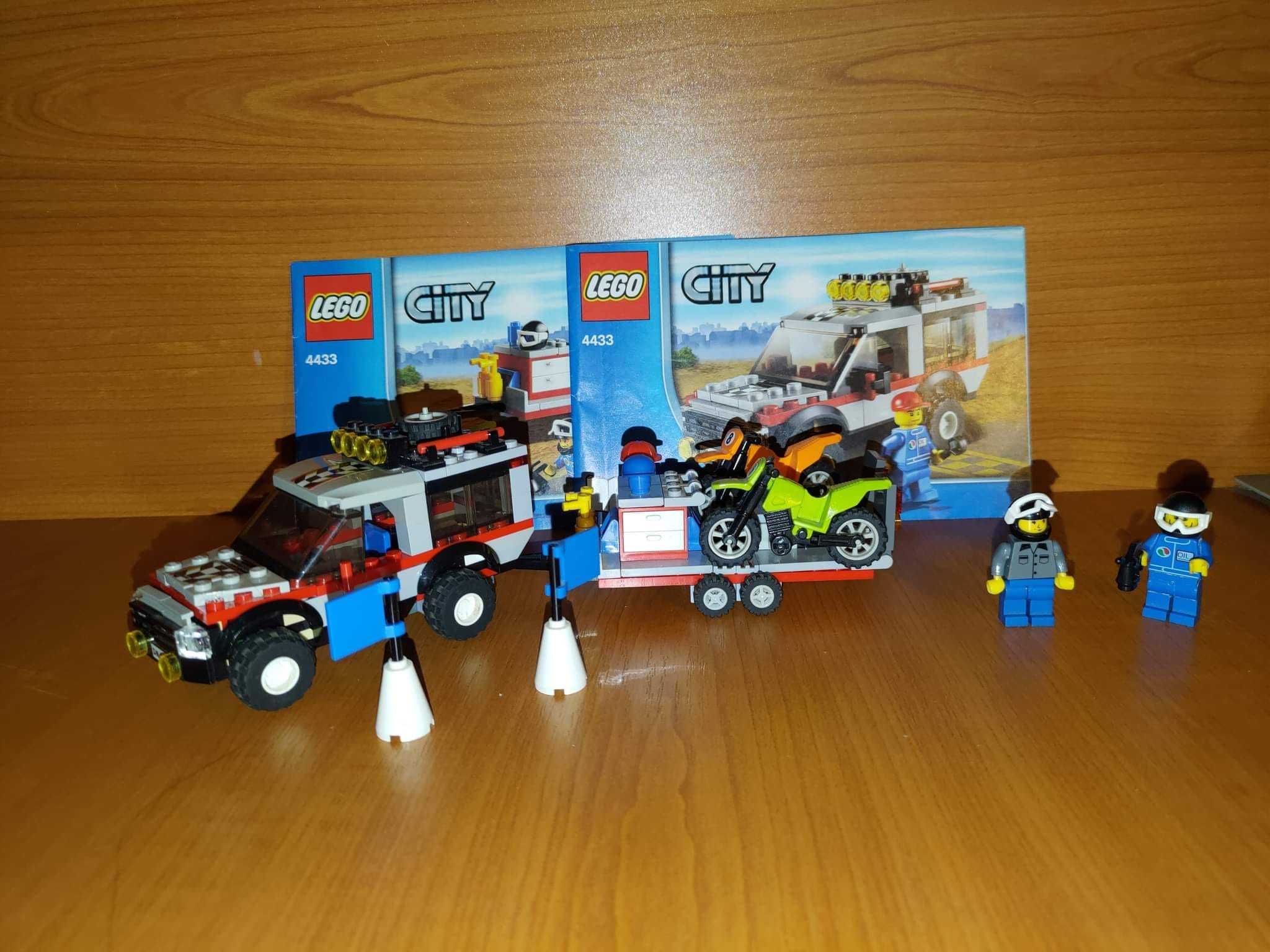 Lego  marele concurs cu mașina de transport Dirt Bike