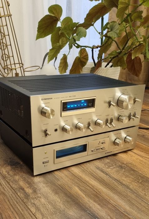 Pioneer SA 708/ SR 303 amplificator/ reverb vintage