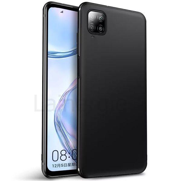 Huawei Y7 Y6 Y6p Y6s P SMART 2019 / Тънък черен мат кейс