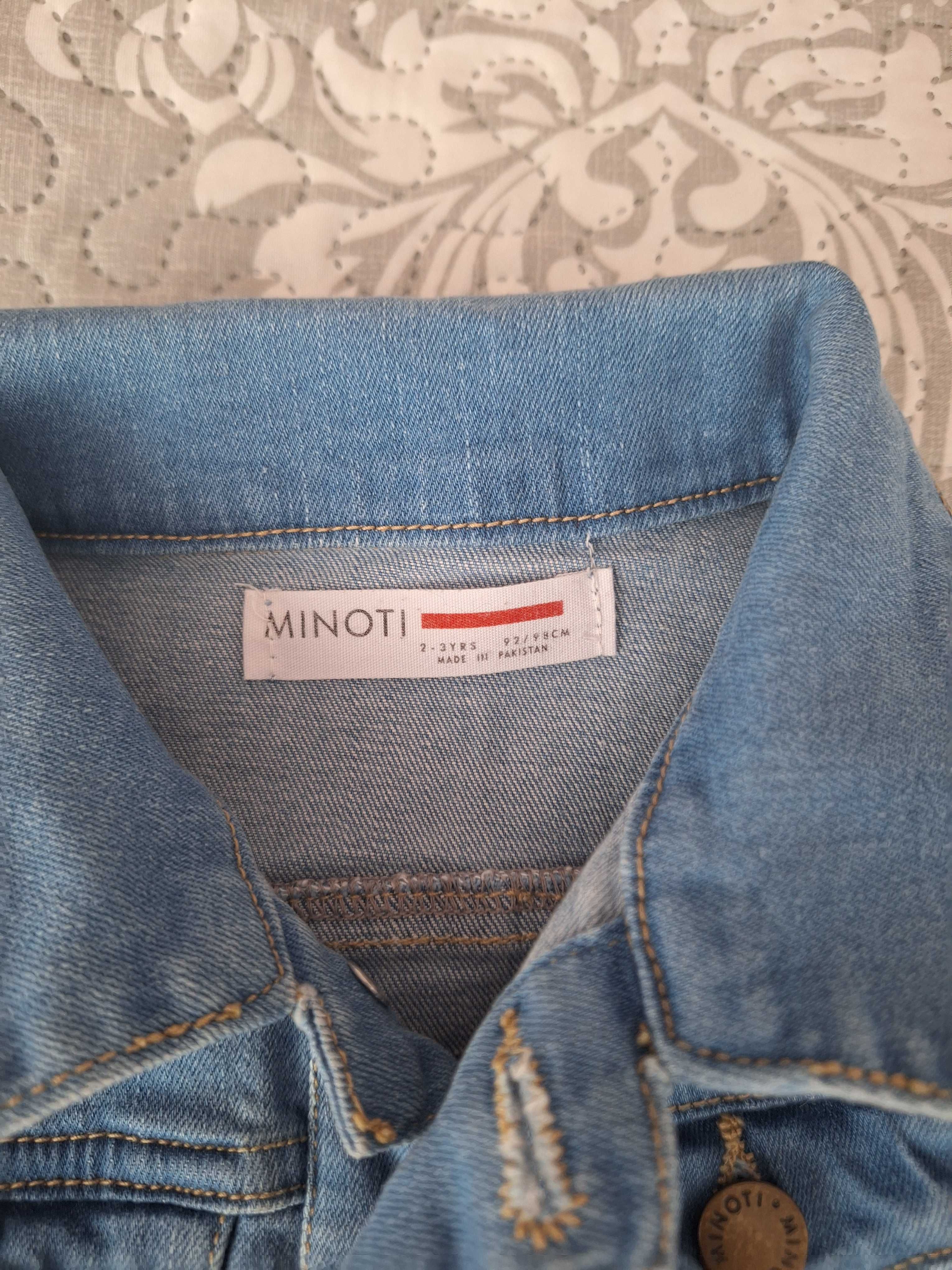 Дънково яке Minoti 2-3г. 8 лв