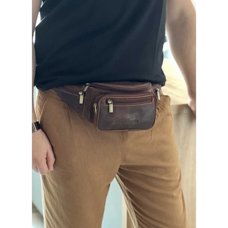 Borseta Brau Barbati din Piele Naturala: Always Wild