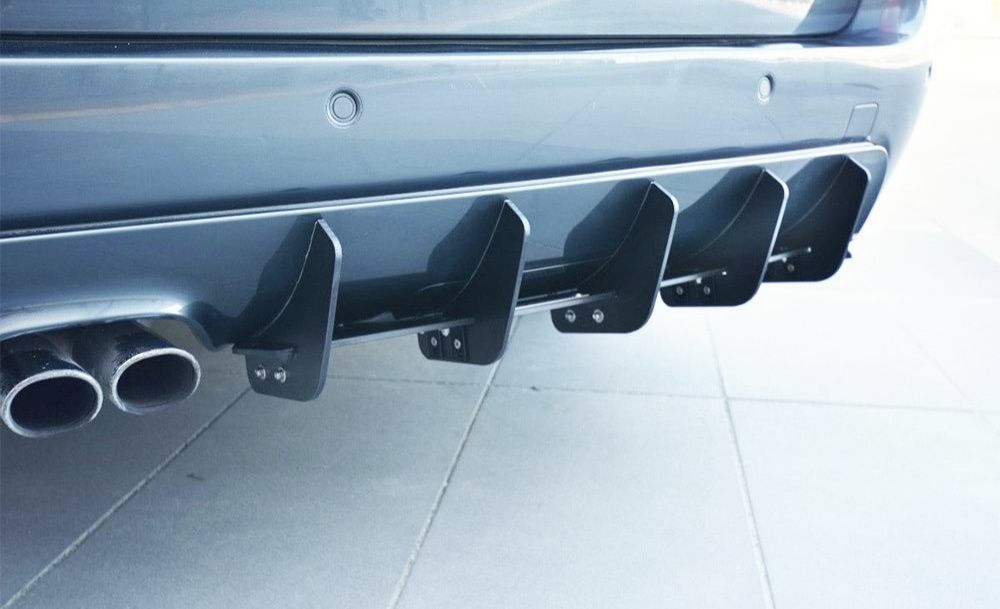 Добавки за задна броня BMW E60 E61/ Добавки заден дифузьор БМВ Е60 Е61