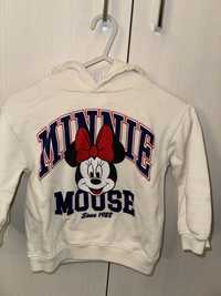 Bluza Zara cu gluga cu Minnie Mouse
