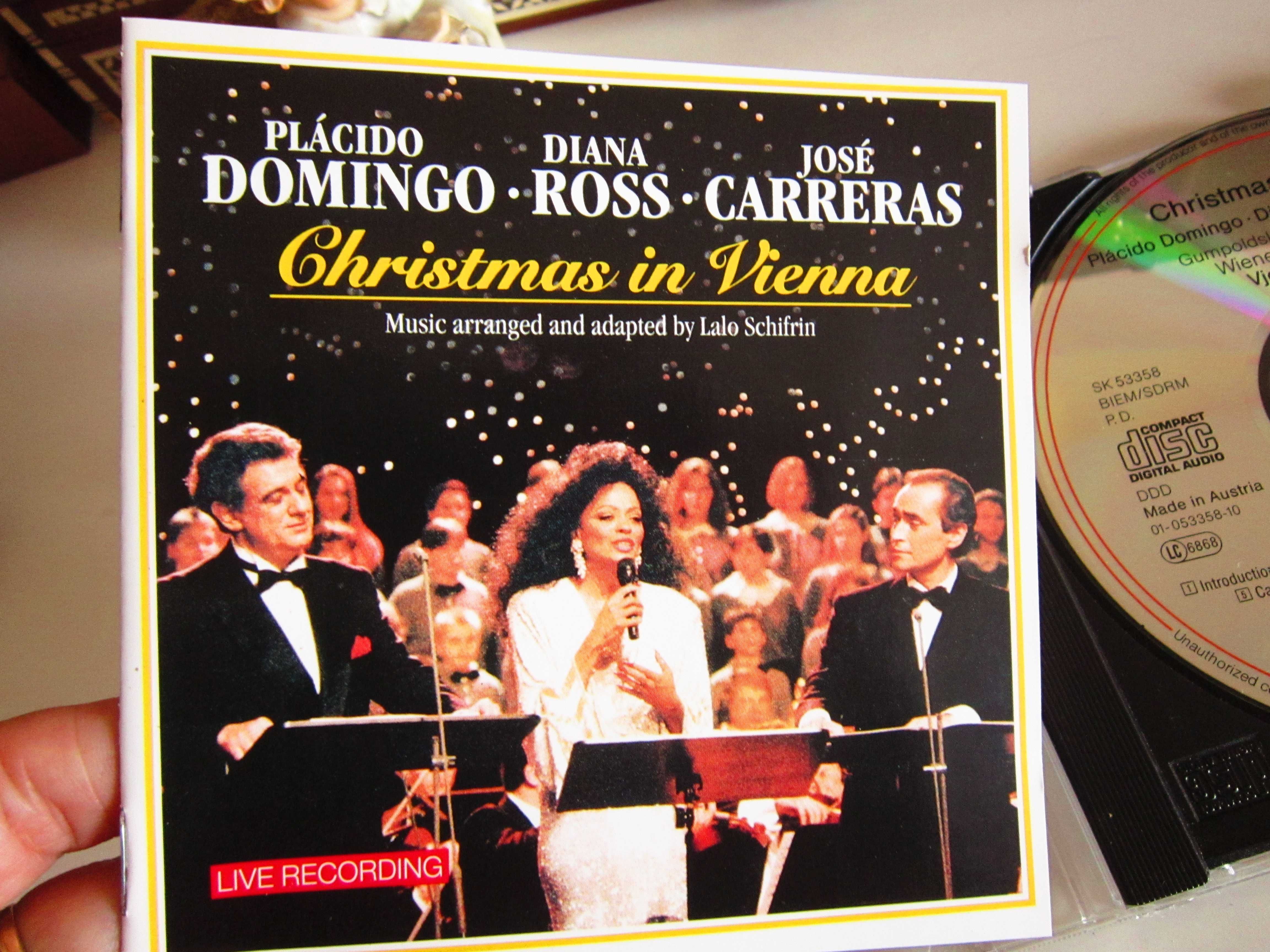 cd Christmas In Vienna -Diana Ross, Placido Domingo, Jose Carreras '93