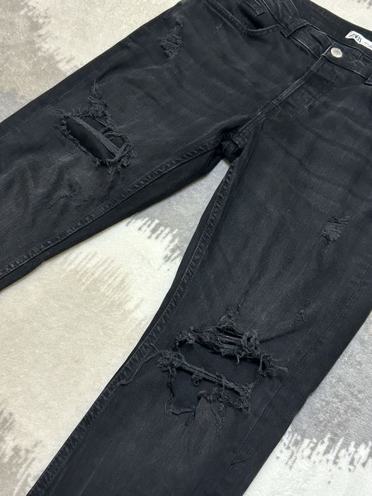 Bershka Slim Fit Ripped Jeans