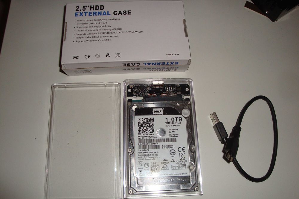 External case Hard Disk HDD 2.5" portabil adaptor USB 3.0