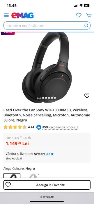 Casti sony wh-1000x3m