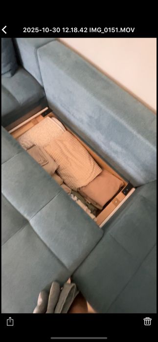 Coltar Extensibil albastru 269 X 169 cm + transport