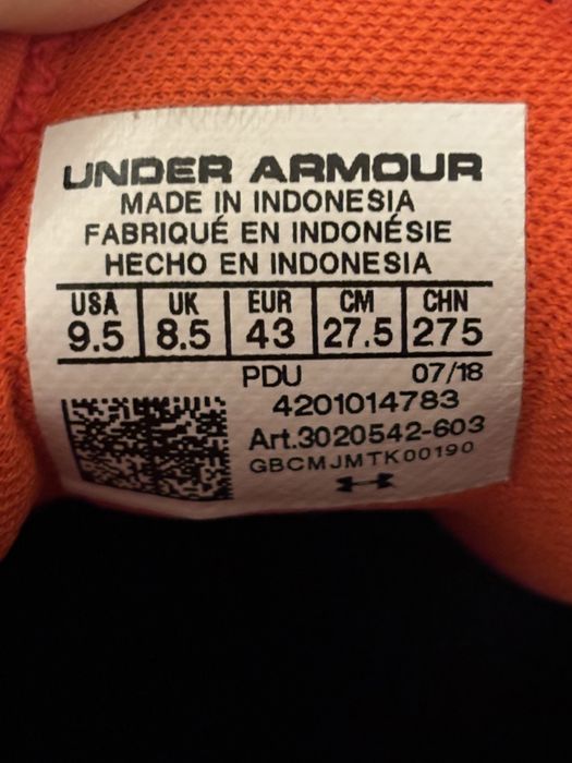 Маратонки Under Armour