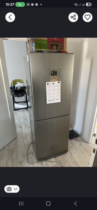 Срочно продам рабочий холодильник LG