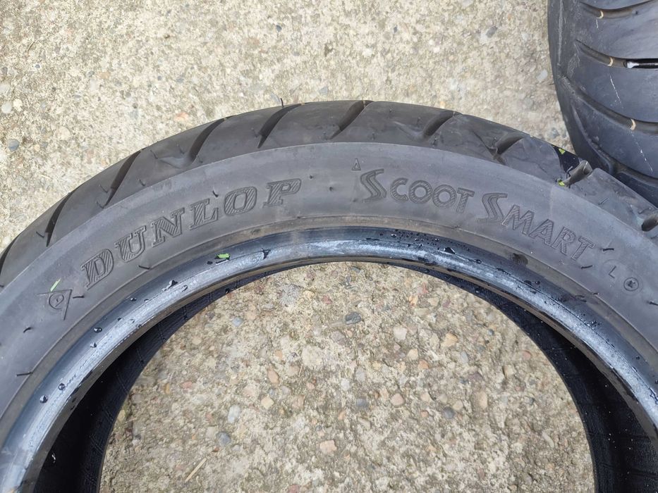 Set anvelope Dunlop Scoot Smart L 130 și 110/70/13 , DOT 2024, 673 km