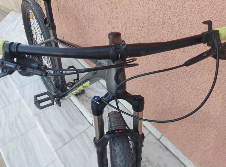 Bicicleta scott scale 29er, 12 pinioane, ful deore xt, furcă aer