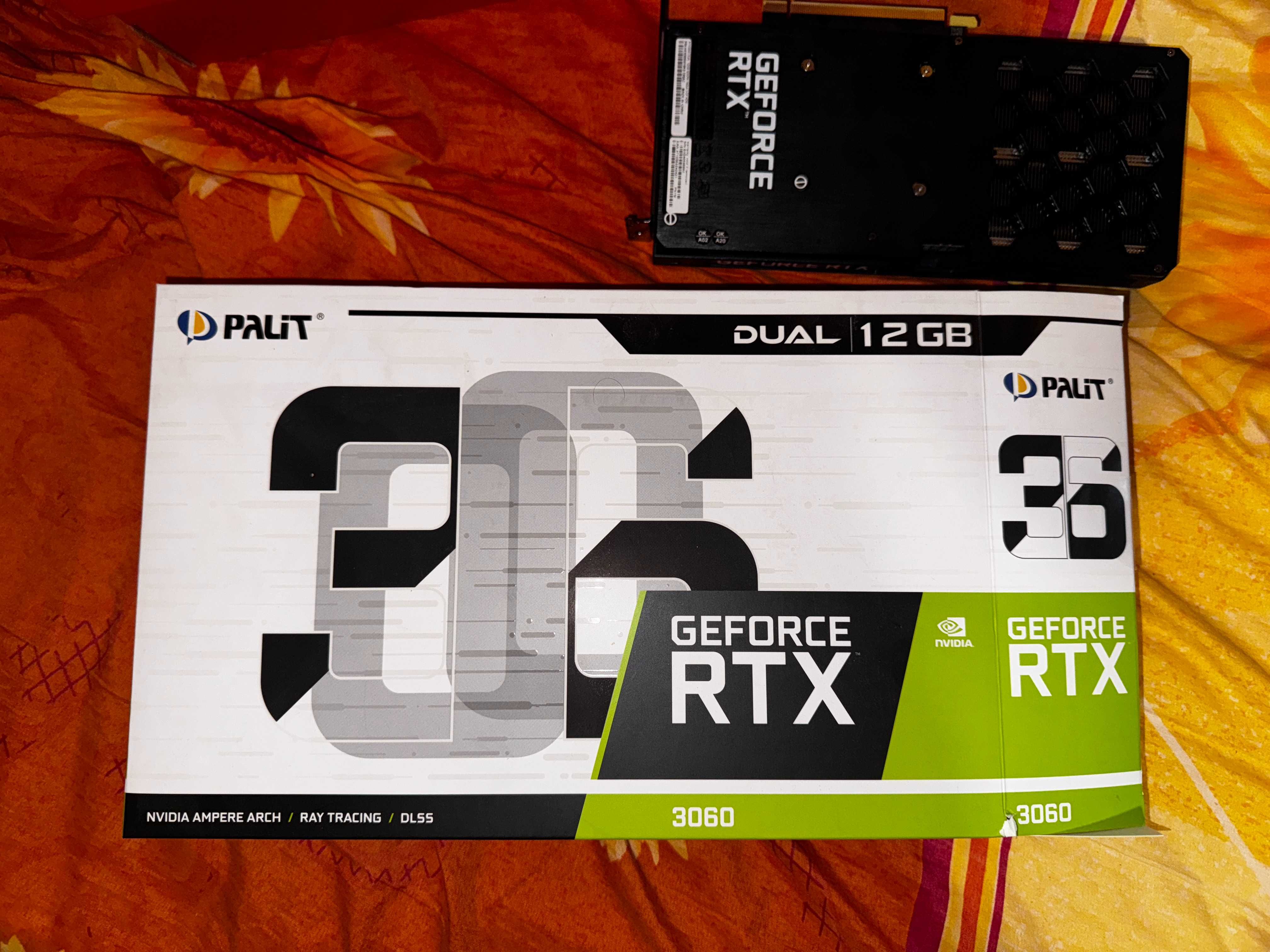 Видео карта Palit GeForce RTX 3060 Dual 12GB