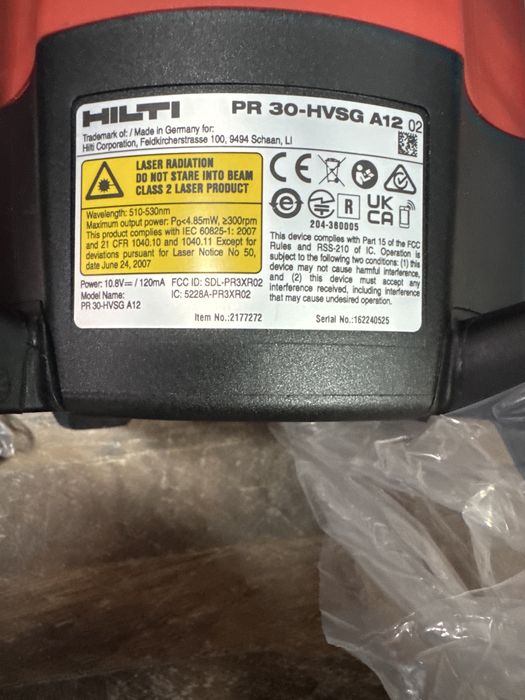 PR 30-HVSG A12 Nivela laser Hilti