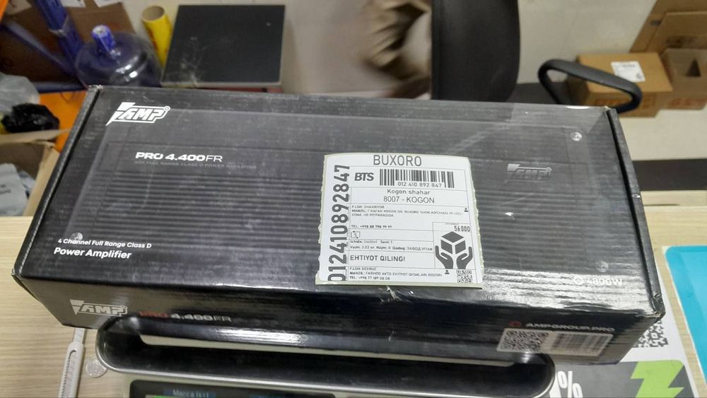 4.400 usilitel amp pro fr sotiladi holati yangi iwlatilgani yo
