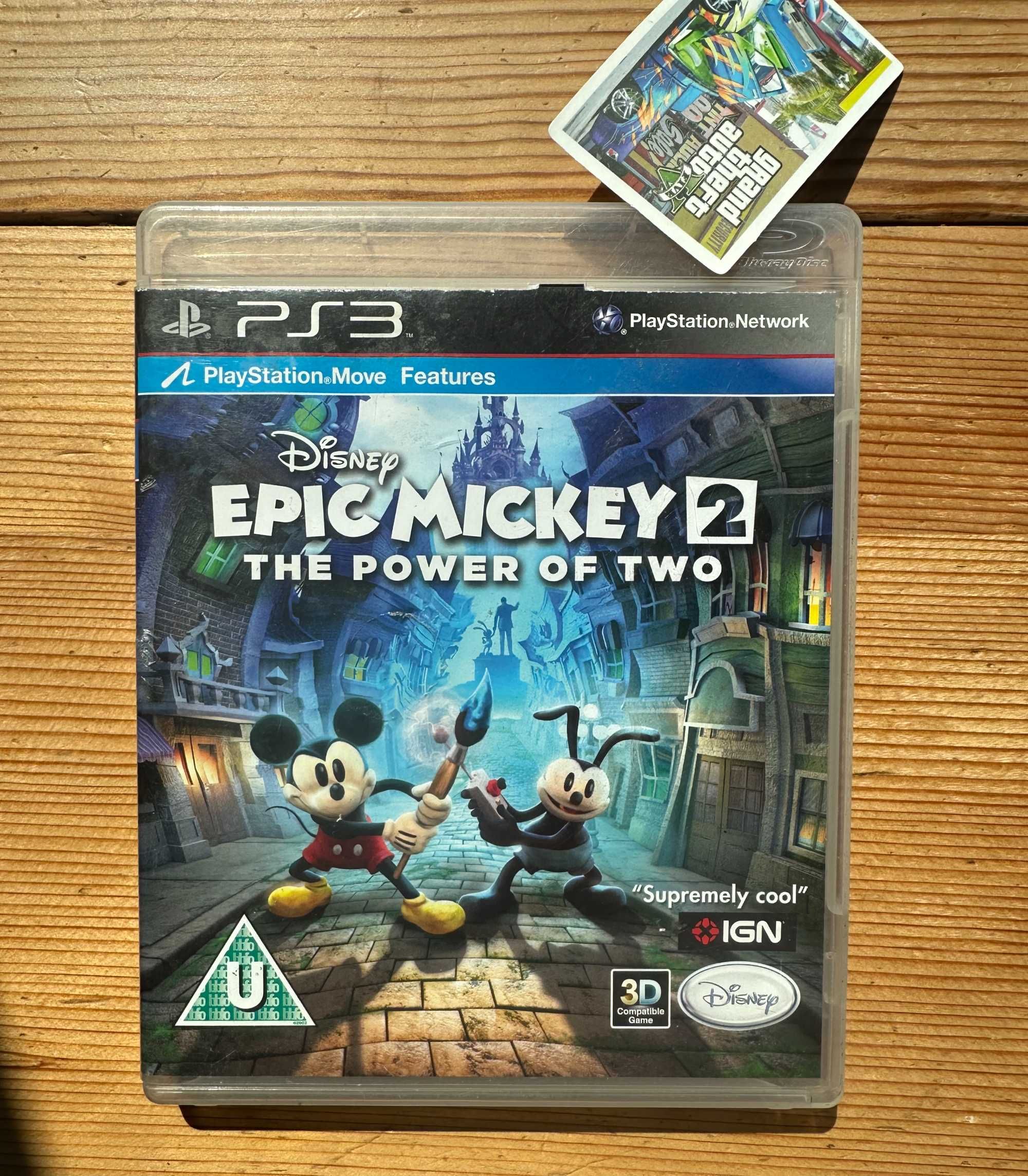 Epic Mickey 2: The Power of Two PlayStation 3 PS3 Mickey Mouse