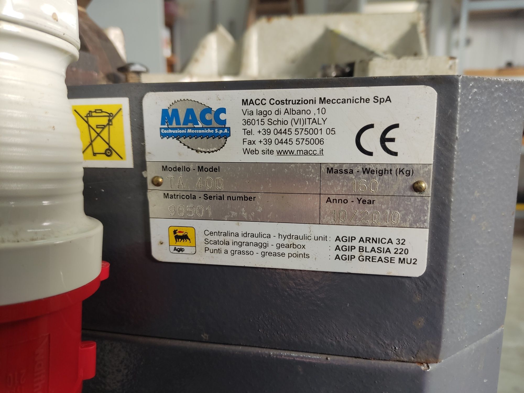 Циркуляр за цветни метали с охлаждане MACC TA 400
