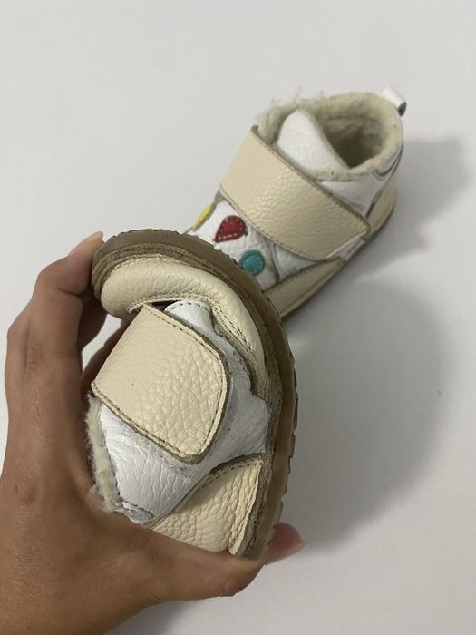 Ghetute piele cu lana 22- barefoot - Enna Shoes