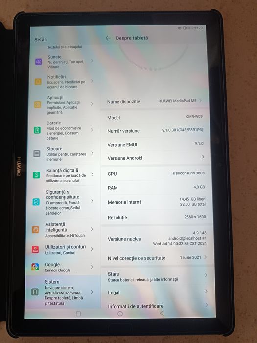 Tableta Huawei Mediapad M5 10.8