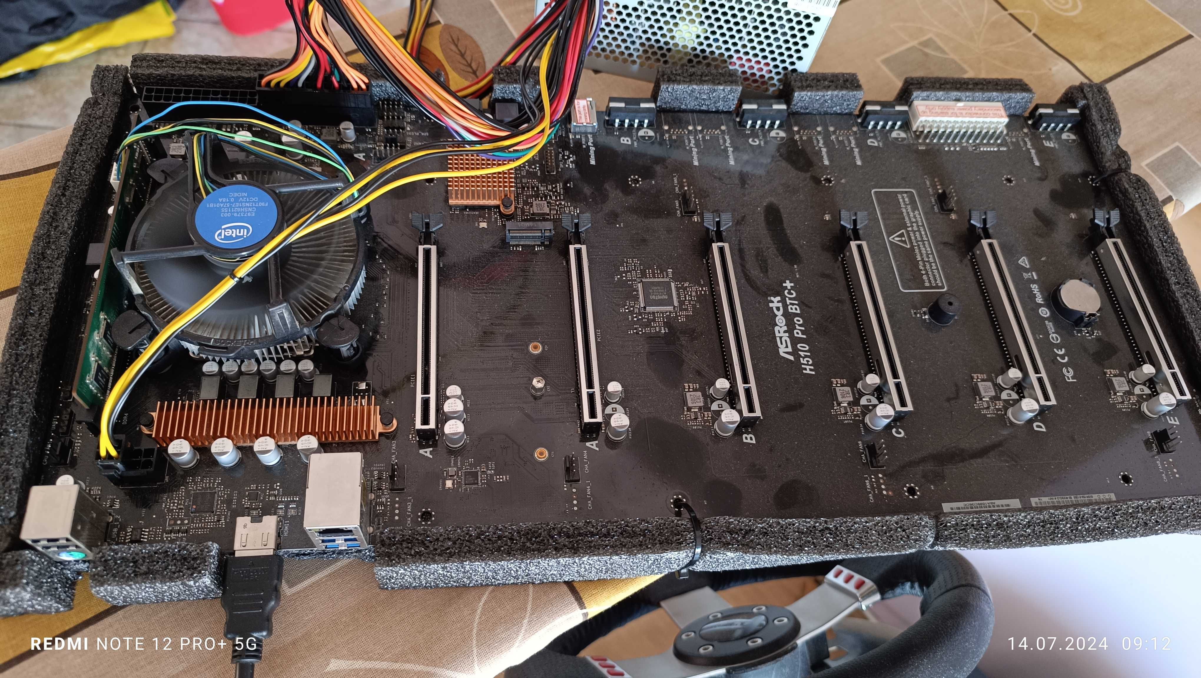 майнинг ASRock H510 Pro BTC+ - Intel® G5905 - 4GB DDR4 3200MHz