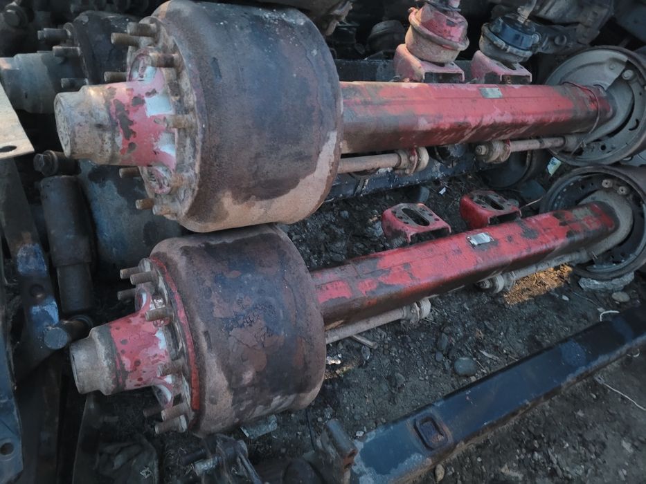 Axe osii punti remorca trailer semiremorca saf  ror bpw cu disc tambur