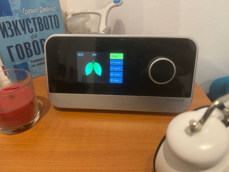CPAP апарат Resvent iBreeze 20A. + маска Resumed (Почти нови)