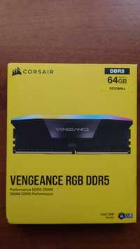Memorie Corsair Vengeance RGB DDR5 64 GB , NOU!