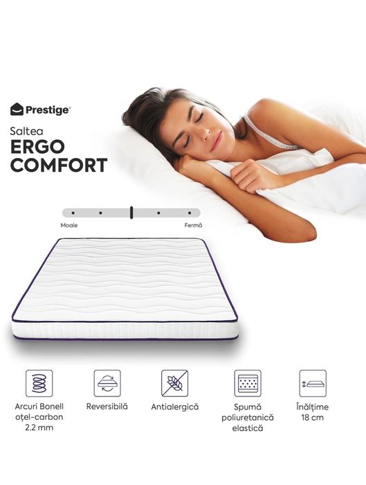 Saltea pat cu arcuri 160x200x18 Este Nouă, nefolosită