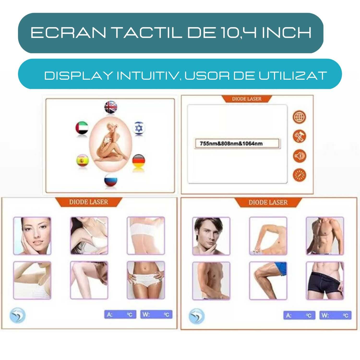 Aparat Profesional 9 in 1 pentru Slabire si Modelare Corporala
