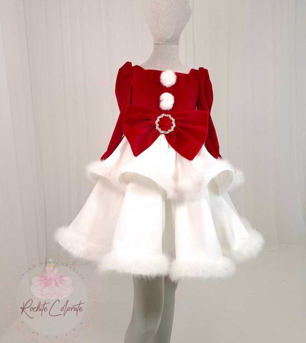 Rochita de Craciun pentru fetite