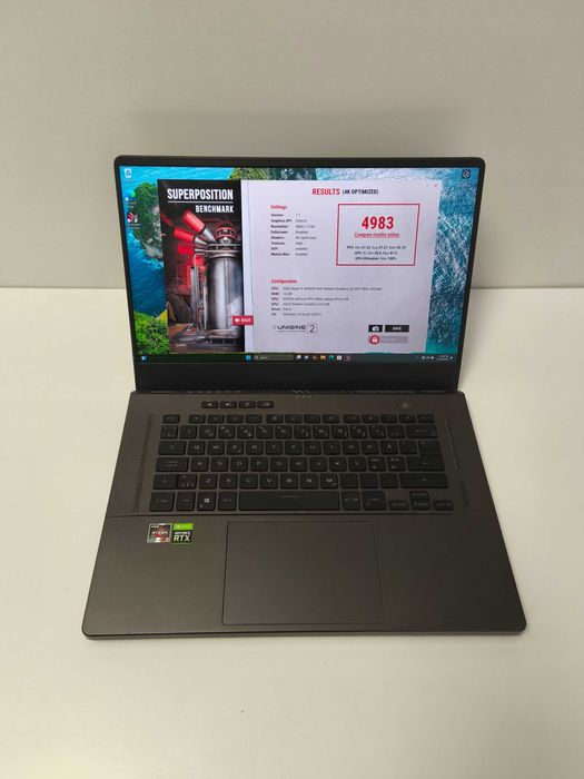 laptop gaming asus rog zephyrus G15 ryzen 9 5900 16gb rtx 3060