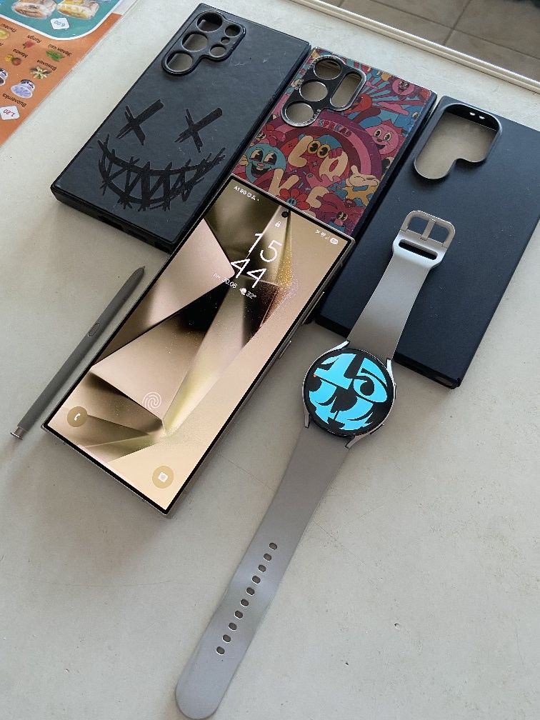 Samsung Galaxy S24 Ultra + Galaxy Watch 6 44mm