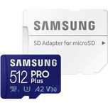 Нова Карта памет Samsung microSD, PRO Plus, 512GB, 160MB/s + адаптер
