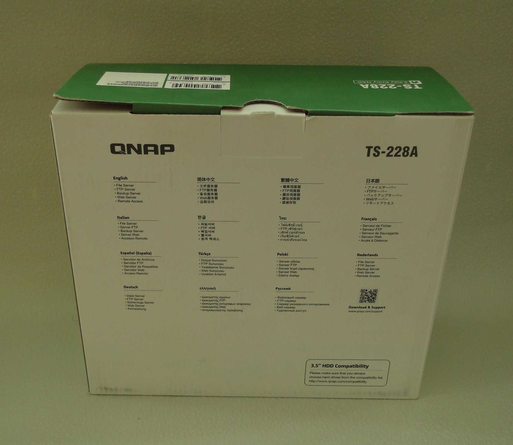 QNAP TS-228A NAS/ Мрежов сторидж