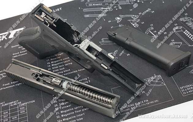 Pistol Airsoft Full Metal - Ultra-Puternic, Spring Arc, Fără Permis! ~