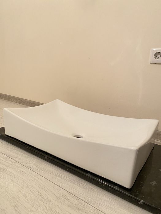 Раковина накладная прямоугольная