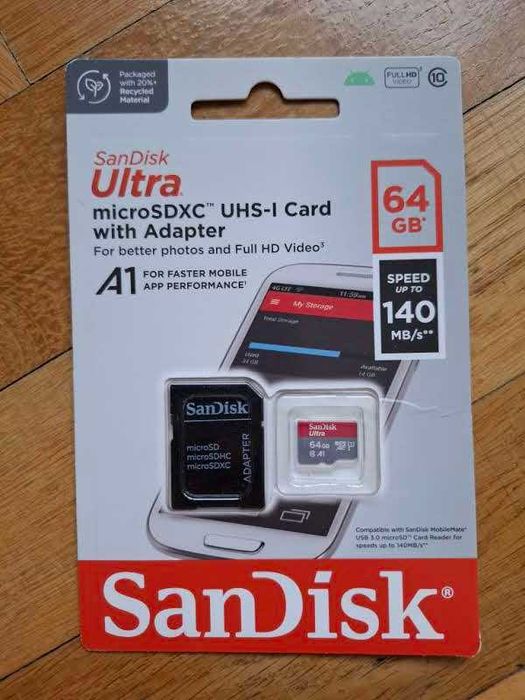 Card memorie micro SDXC Sandisk Ultra 256GB 64Gb, Samsung PRO Plus NOU