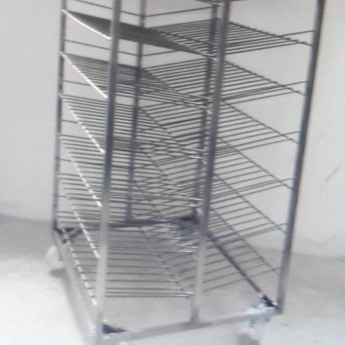 Carucior inox racitor pâine