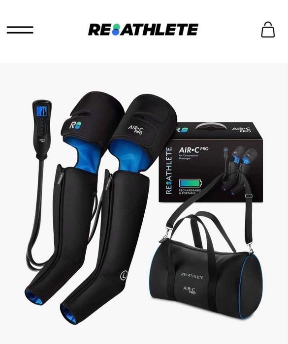 ReAthlete Air C Pro – мощен компресионен масажор за крака
