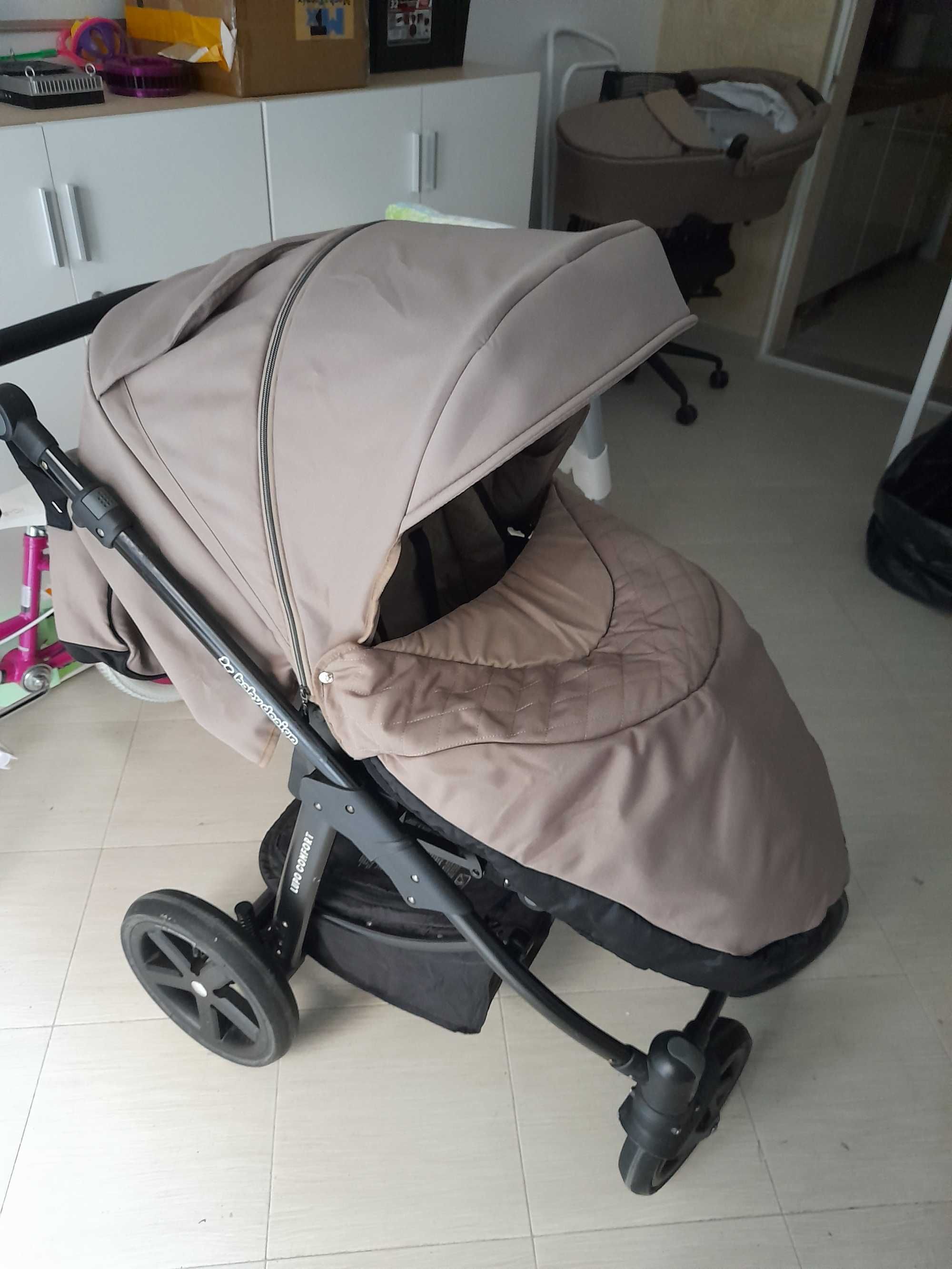 Бебешка количка 2в1 LUPO COMFORT - BABY DESIGN + 3ти кош за кола