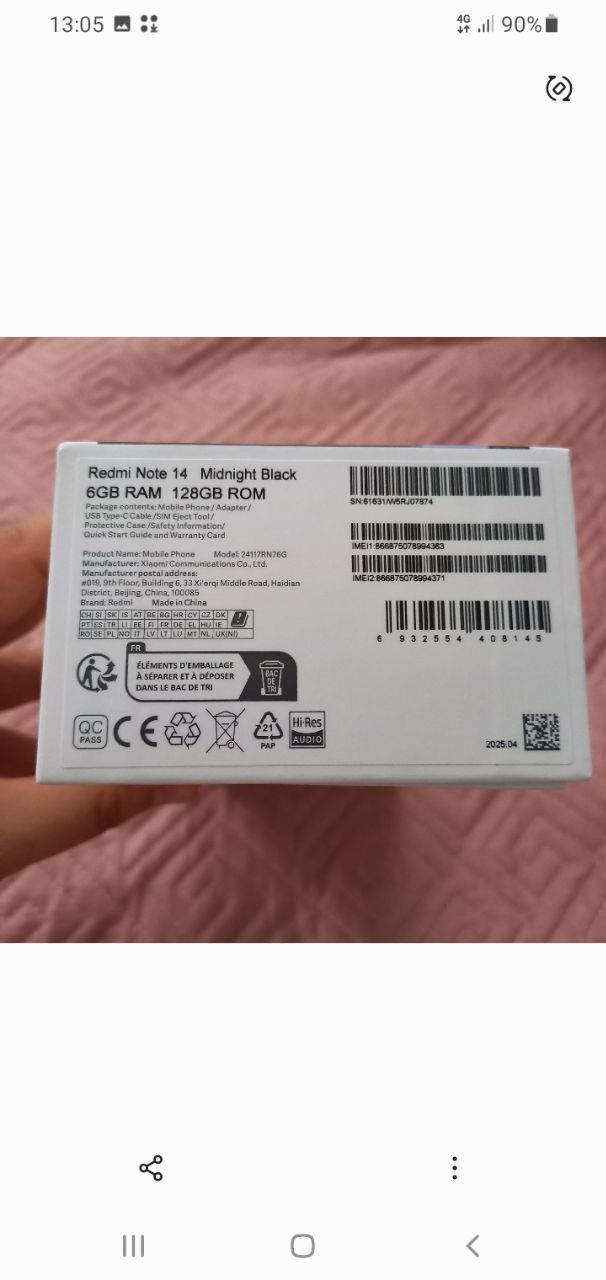 Redmi not 14 sotiladi