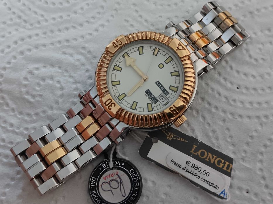 Rodolphe by Longines  automatic nou nefolosit fond de magazin 39 mm