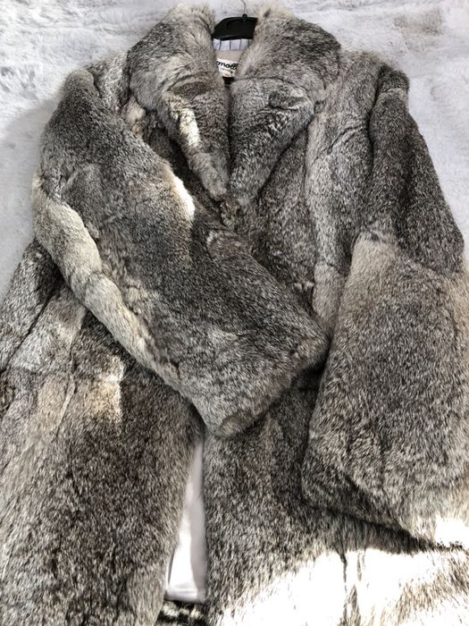 Haina din blana naturala de iepure S