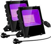 Set 2 Proiectoare UV 300W rezistente la apa IP66