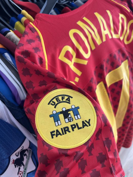 Tricou Portugalia Portugal Euro 2004 cu Cristiano Ronaldo 17 M
