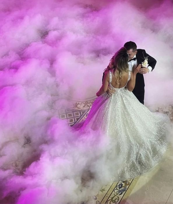 Fum Greu- Masina de baloane cu Fum- Aranjamente Florale