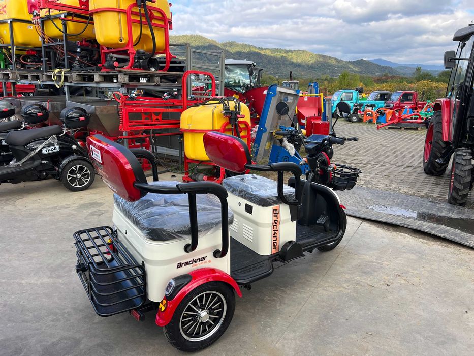 Triciclu electric tuk tuk omologabil Breckner Travel-2 nou Agramix