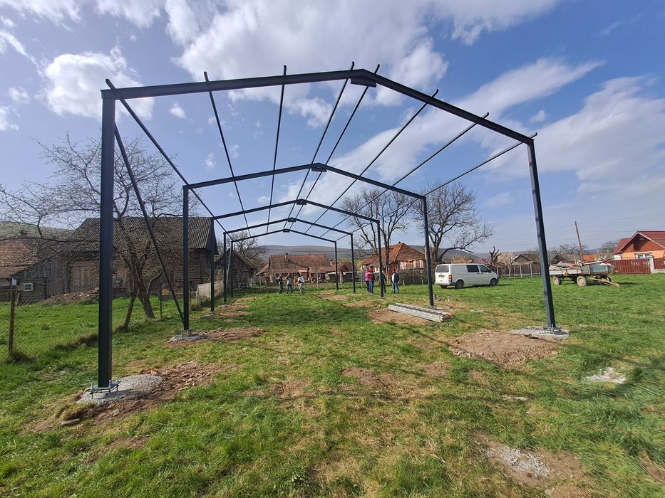 Super oferta  hala 10x25x4  ipe de 160 cu montaj