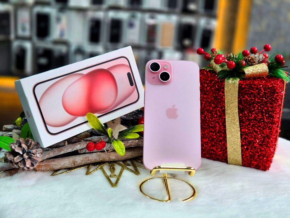 Iphone 15 pink, 128gb